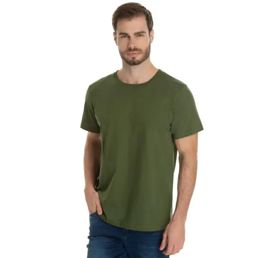 Kit 5 Camisetas Masculinas de Algodão Premium