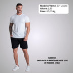 Kit 3 Short Sarja Mauricinho Brim Bermuda Masculina Colorida