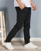 Kit 3 Calças Sarja Com Elastano Premium, Preta, Cappucino, sinza escuro