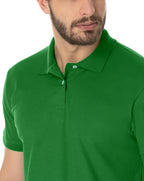 Camisa Polo Piquet Masculina Verde Bandeira
