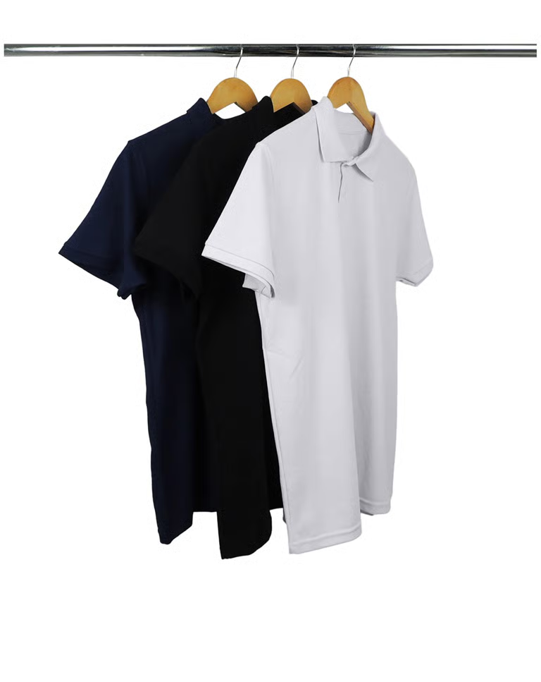 Kit 3 Camisas Polo Piquet Masculinas 13
