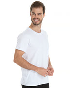 Camiseta de Algodão Premium Branca